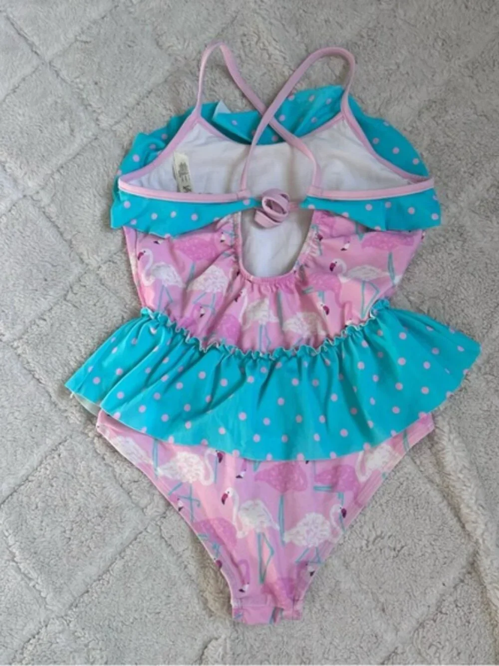 Matilda Jane | Enchanted Garden Island Party One-Piece Girls Swimsuit | Size 10